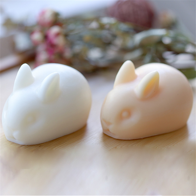 Adorila 2-Pack Bunny Silicone Molds - Easter Chocolate & Baking Molds (Pink)