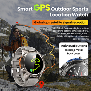 <strong>WATCH</strong> 18 Outdoor Military-Grade GPS 1.43" <strong>Touchscreen</strong> 500mAh Battery 100+ Workout Modes Diving Ready <strong>Smart</strong> <strong>Watch</strong> - Product Image 4