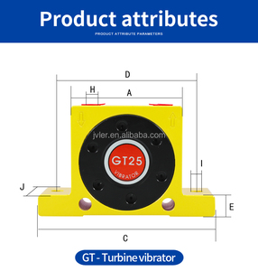 फ़ीड सामग्री कन्वेयर वाइब्रेटिंग स्क्रीनिंग वाइब्रेटिंग हॉपर एयर हैमर एल्यूमीनियम मिश्र धातु सामग्री के साथ वायवीय टरबाइन वाइब्रेटर - Product Image 5