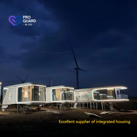 Portable Eco luxe 20ft acier espace Capsule maison démontée Mobile dirigeable Pod pour les magasins commerciaux extérieurs Villas cours