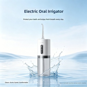 Irrigador Bucal Eléctrico de 3 Modos y 280 ml <span class=keywords><strong>para</strong></span> el Cuidado de las Encías, Resistente al Agua, <span class=keywords><strong>para</strong></span> Adultos y Uso en Exteriores - Idioma Inglés <span class=keywords><strong>para</strong></span> Hoteles - Product Image 1