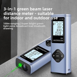 Télé<span class=keywords><strong>m</strong></span>ètre <span class=keywords><strong>laser</strong></span> à lumière verte à vibration, haute précision, modèle Z-<span class=keywords><strong>100</strong></span> en <span class=keywords><strong>m</strong></span>étal, pour extérieur, <span class=keywords><strong>portée</strong></span> jusqu'à <span class=keywords><strong>100</strong></span> <span class=keywords><strong>m</strong></span>, vente en gros - Product Image 2