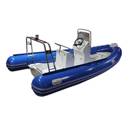 ZHENBO 550 bateau à côtes gonflable avec moteur hors-bord Hypalon semi-rigide pour la pêche sauvetage loisirs matériau PVC en fibre de verre Durable