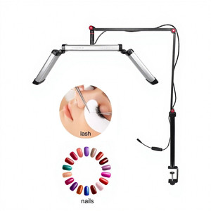 23 pollici 20W ciglia artista arco di bellezza luce Led clip sulla lampada mezza luna ciglia luce per tatuaggio di bellezza - Product Image 1