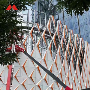 Panneau de fond en sequins 3D Alumtimes, panneau mural en aluminium 3D, revêtement décoratif mural, façade moderne imperméable - Product Image 6