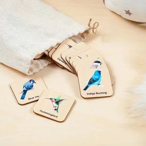 Juego de mesa educativo de la primera infancia seguro respetuoso con el medio ambiente para tarjetas temáticas animales naturales personalizadas OEM ODM - Product Image 5