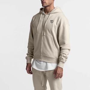 Chándal de algodón personalizado de alta calidad para hombre, Conjunto de sudadera con capucha y Jogger, sudaderas con capucha y sudaderas bordadas para hombre - Product Image 2