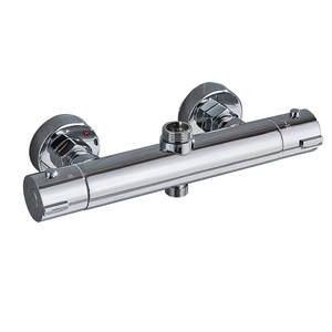 Robinet de douche thermostatique 150 mm, monocommande, cartouche céramique, jet pluie, tête ronde G34G12, débit 3,5-4,9 GPM - Product Image 3