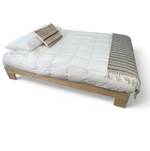 Cadre de lit plateforme en bois massif fait main, mobilier de chambre moderne, taille double avec tiroirs, personnalisation des couleurs - Product Image 6