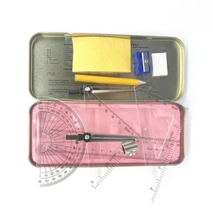 Trường học trở lại trường toán học thiết lập 11pcs dụng cụ toán học sethigh chất lượng bán hàng nóng hình học setmath thiết lập - Product Image 2