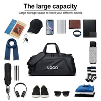 Sac de sport imperméable multifonctionnel grande capacité pour le fitness, logo personnalisé, sac de voyage fitness, plusieurs styles, livraison rapide