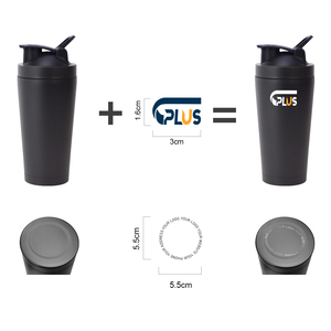 BPA Free 26oz botol air baja tahan karat dinding ganda cangkir pengocok Gym Logo kustom dengan kocokan kawat dan tombol tekan tutup lipat - Product Image 4