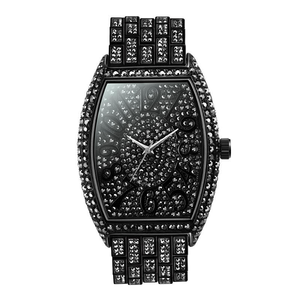 Venta Directa de Fábrica, Reloj Mecánico de Lujo para Hombre, Estilo Hip Hop, Completamente Adornado con Diamantes, Resistente al Agua, Dorado - Product Image 2