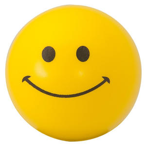Kunden spezifisches Logo 50mm Durchmesser PU Foam Ball Base Stress <span class=keywords><strong>Reliever</strong></span> mit Squeeze Emoticons Siebdruck Werbe spielzeug - Product Image 5