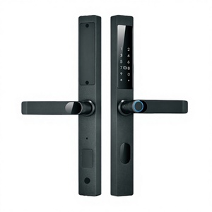 Aluminum Door Smart <b>Lock</b> Fingerprint Password Card App <b>Remote</b> Unlock Product Title Aluminum Door Smart <b>Lock</b> Fingerprint Password - Product Image 4