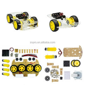 <span class=keywords><strong>Kit</strong></span> de châssis de voiture <span class=keywords><strong>robot</strong></span> intelligent 4WD Carte de développement de voiture - Product Image 5