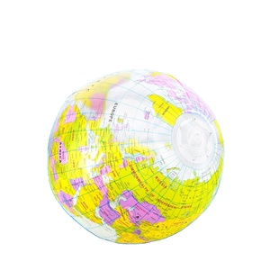 Globe gonflable transparent de 16 pouces en PVC, idéal pour l'éducation géographique des enfants et comme jouet de plage – Nouveauté très prisée - Product Image 3