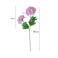 Grosir bunga Hydrangea sentuhan asli karangan bunga Hydrangea sentuhan nyata dengan buah grosir Hydrangea buatan
