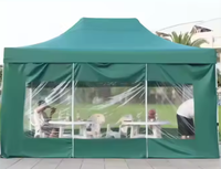 Tentes de réception robustes pour l'extérieur, 3*4,5 mètres, en tissu Oxford, imperméables, anti-UV, toutes saisons, auvent pliable carré