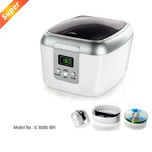 Mini portatile per lavatrice per gioielli diamond eyeglasses dental smart ultrasonic cleaner