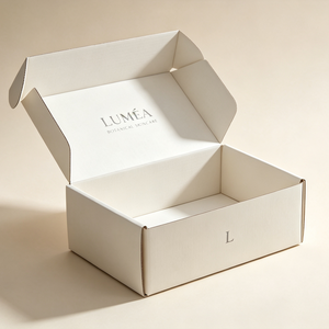 OEM Custom Kraft Corrugated Cosmetic Packaging Mailer <b>Boxes</b> for Luxury Skincare Brands Logo Printing Matt Lamination Service - Product Image 2