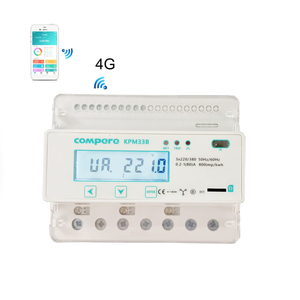 4G Wifi lorawan và RS485 trả trước/trả sau đồng hồ điện 100A Din Rail 3 pha kWh mét với ứng dụng Nạp tiền trực tuyến - Product Image 1