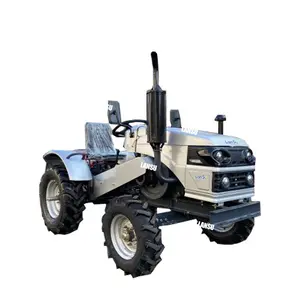 Traktor Pertanian Kecil 25hp 30hp 35hp 40hp Traktor Bekas Mini dengan Pemuat Ujung Depan dan Mesin Pemotong Backhoe untuk Obral Traktor