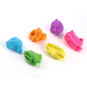 Vendita all'ingrosso 6 colori Super leggera argilla sicura Non tossica che rimbalza stucco ben tratto magia Playdough & melma fai da te giocattoli educativi - Product Image 4