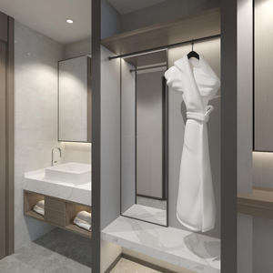 Meubles de chambre à coucher modernes en bois massif pour hôtel cinq étoiles, personnalisés par l'usine pour salon et chambre à coucher - Product Image 6