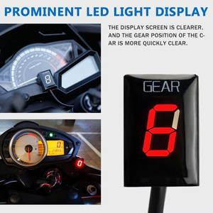 Indicador de Marcha para Motocicleta <span class=keywords><strong>Kawasaki</strong></span> <span class=keywords><strong>NINJA</strong></span> <span class=keywords><strong>300R</strong></span> ER6N Z650 Z750 R Z750R Z800 E Z800e Z900 Z1000 Mule - Product Image 5