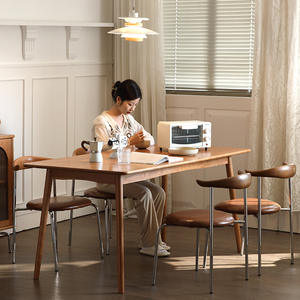 Dining Chair With Horn <b>Backrest</b> Metal Frame For Living Room Adult Use - Product Image 4