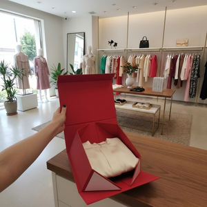 Luxury Custom Logo Magnetic Folding Clothing Box-Eco-Friendly Heavy-Duty Waterproof Recyclable Rigid Cardboard Gift Box for - Product Image 3