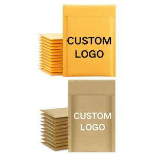 Customized Custom Logo Kraft Bubble Mailer Recyclable Biodegradable Honeycomb Padded Waterproof Shipping Envelope - Product Image 1