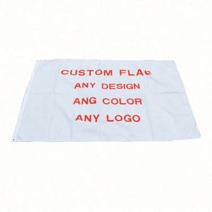 Banderas Publicitarias Estándar para Exteriores de Cualquier Tamaño, Banderas Blancas Personalizadas de 3x5 para Promoción, Pancartas - Product Image 3