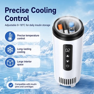 Caja Refrigeradora de Insulina Recargable por USB con Temperatura Constante de 2-8°C, para Almacenamiento de Insulina en Viales y Medicamentos para Diabéticos - Product Image 2