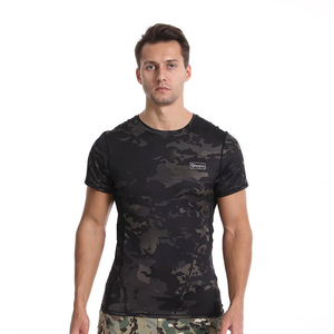DF EDSY 159 Outdoor Sports Breathable Quick-drying Sweat-absorbent Polyester Short-sleeved Fitness <b>Physical</b> Training BACK - Product Image 5