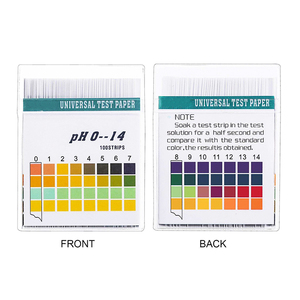Bandelettes de test de pH universelles, papier indicateur de plage 0-14 pour les tests chimiques en laboratoire - Product Image 2