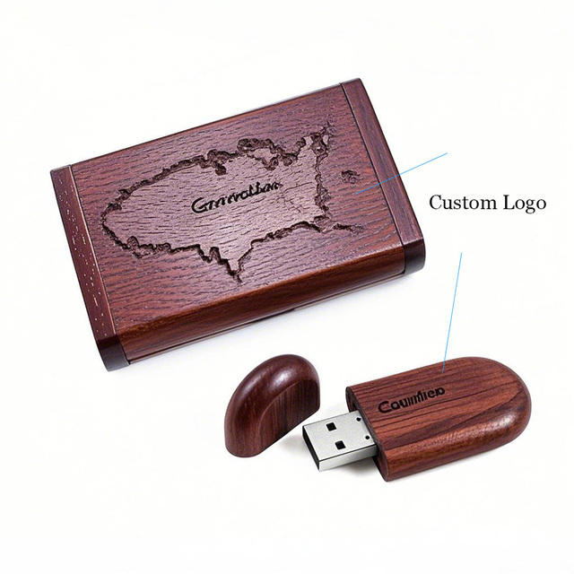 USKY Custom Usb Stick 2.0 Drive Flash Memory Usb Drive 1GB 2GB 4GB 8GB 16GB 32GB 64GB 128GB Wooden USB