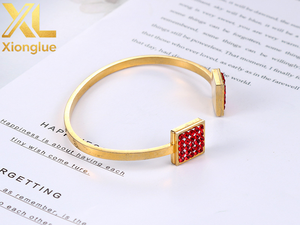 Pulsera de Moda con Brazalete Abierto y Circonitas, Chapada en Oro de 18K, Aleación de Cobre, Pulido de Alto Brillo, Microincrustaciones, para Mujeres y Niñas, Certificada por Terceros - Product Image 6