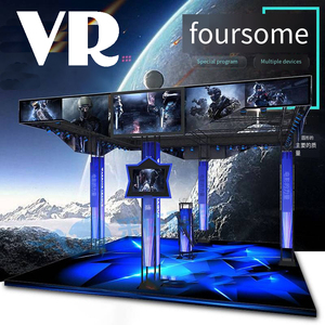 Nouveau Parc d'Attractions Jeu <span class=keywords><strong>de</strong></span> Tir Simulateur 9D Immersion <span class=keywords><strong>VR</strong></span> Combat Grand Espace Réalité Virtuelle <span class=keywords><strong>Salle</strong></span> 4 Joueurs Arcade - Product Image 3
