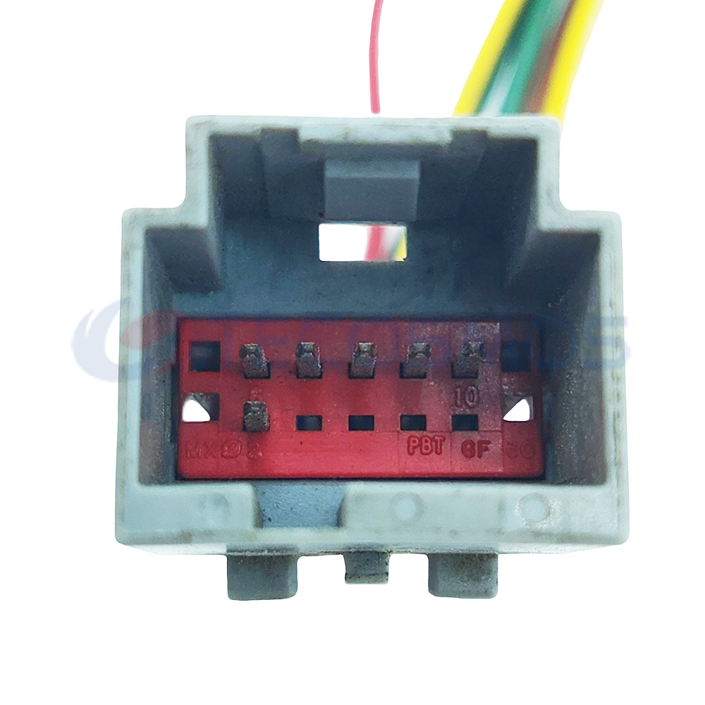 Car Reversing Mirror Plug, Wiring Harness Connector Plug, Waterproof Shell Suitable for Ford 10 Pin Male CT10-0080G