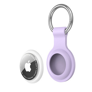 Funda Protectora Redonda de Silicona con Llavero para Dispositivos Antipérdida, Compatible con Apple Airtag - Product Image 6