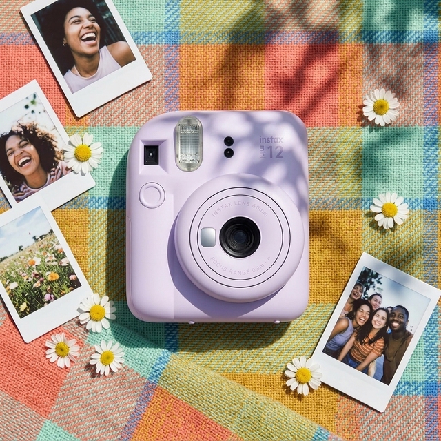 Camera Instax Mini 12 Instant Camera (Purple)