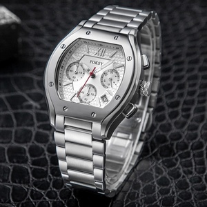 Reloj de Cuarzo Cronógrafo de Lujo para Hombre - Logotipo y Color Personalizados, Movimiento de Cuarzo Japonés VD53, MOQ de 50 Piezas para ODM - Product Image 4