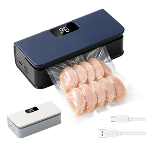 Scelleuse de sacs mini rechargeable à scellage rapide, scelleuse alimentaire sous vide à adsorption magnétique, scelleuse de sacs portable réutilisable pour la cuisine - Product Image 1