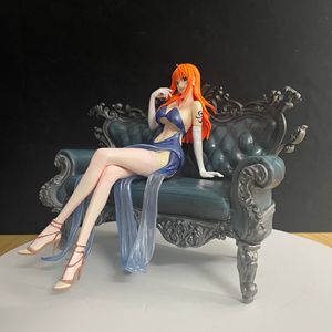 ของตกแต่งบ้านสไตล์ญี่ปุ่นสุดหรู ฟิกเกอร์ PVC 1 ตัว นามิ โบอา แฮนค็อก แบบนั่งโซฟา สำหรับเด็กผู้หญิง ตกแต่งตู้โชว์บนโต๊ะ - Product Image 4