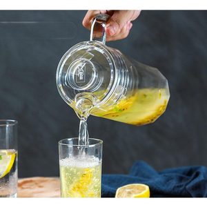Olla <span class=keywords><strong>de</strong></span> vidrio con taza Tetera mágica <span class=keywords><strong>de</strong></span> vidrio Tetera <span class=keywords><strong>de</strong></span> vidrio Pyrex resistente al calor para infundir té <span class=keywords><strong>de</strong></span> frutas 1300ML - Product Image 4