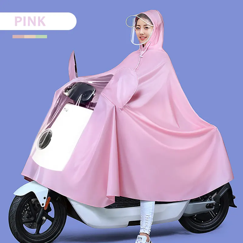 New Fashion Unisex Men Female Waterproof Quick-dry Poncho Raincoat for Electric Bike