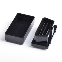 Herramienta de diagnóstico de fallos automotriz, elevador de ventanas con carcasa de aislamiento de carcasa baja, OBD II, color negro