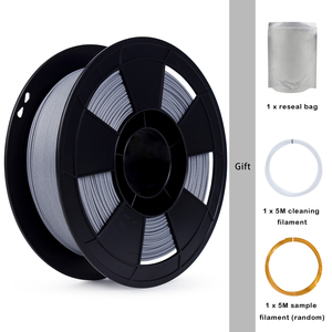<span class=keywords><strong>Filament</strong></span> d'imprimante ZIRO 3d de haute qualité approvisionnement d'usine <span class=keywords><strong>Filament</strong></span> en fibre de carbone <span class=keywords><strong>Pla</strong></span> en polycarbonate <span class=keywords><strong>gris</strong></span> 1.75mm - Product Image 5